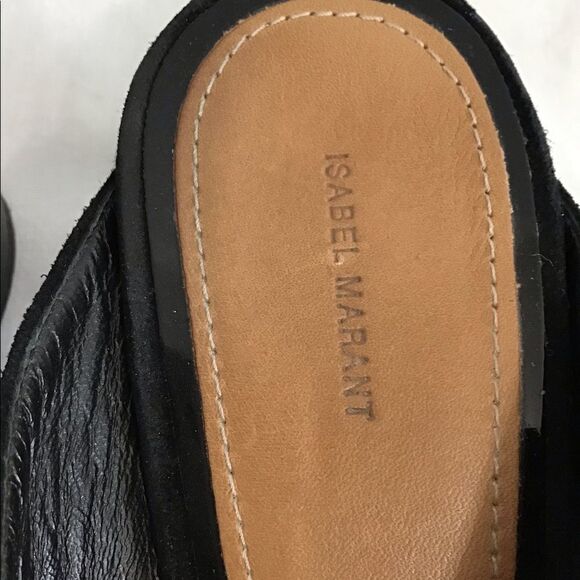 Isabel Murant Mesha Mule Heel Black Slip On Shoe Size 40 - Picture 9 of 10